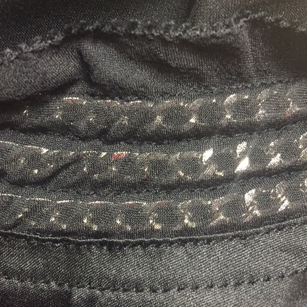 Theory W/Chain Black Silk Shift Dress - Picture 7 of 8